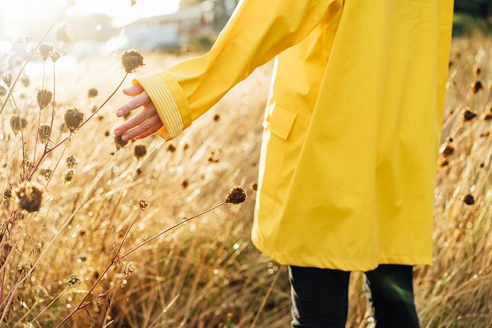 bienfaits promenade pluie